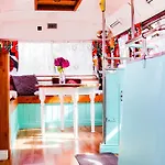 Double Decker Bus At Valentia Island Escape Kemping *