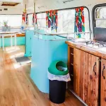 Double Decker Bus At Valentia Island Escape Kemping