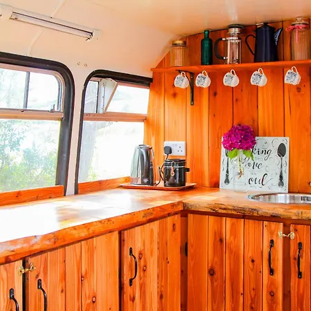 Camping Double Decker Bus At Valentia Island Escape