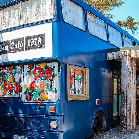 Camping Double Decker Bus At Valentia Island Escape *